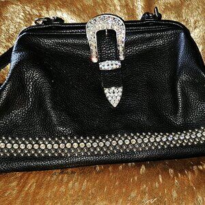 Raviani Black Leather Bag